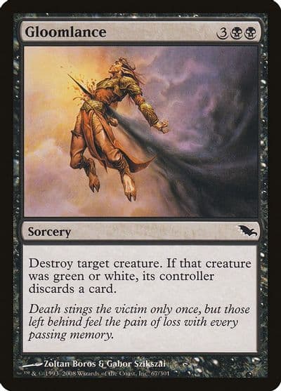 Gloomlance Shadowmoor Magic card