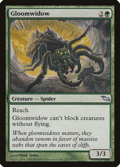 Gloomwidow Shadowmoor Magic card