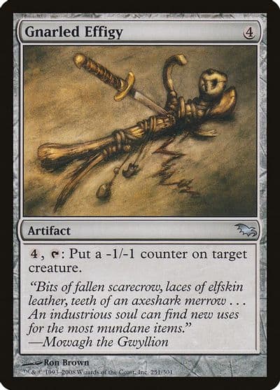Gnarled Effigy Shadowmoor Magic card