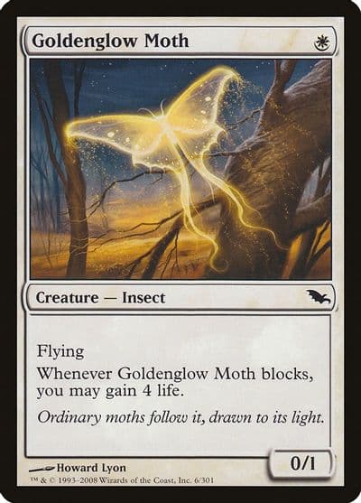 Goldenglow Moth Shadowmoor Magic card