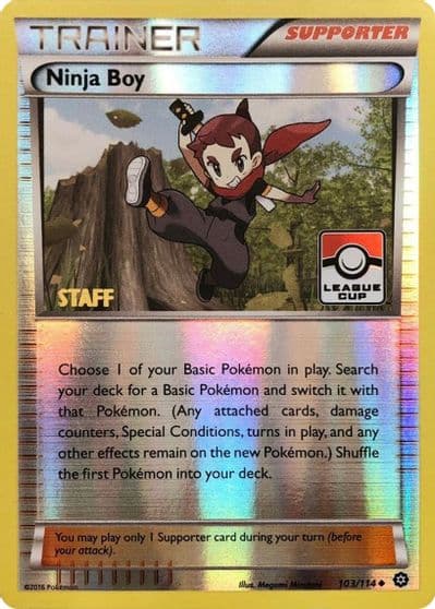 Ninja Boy (League Cup) [Staff] League & Championship Cards Pokemon card