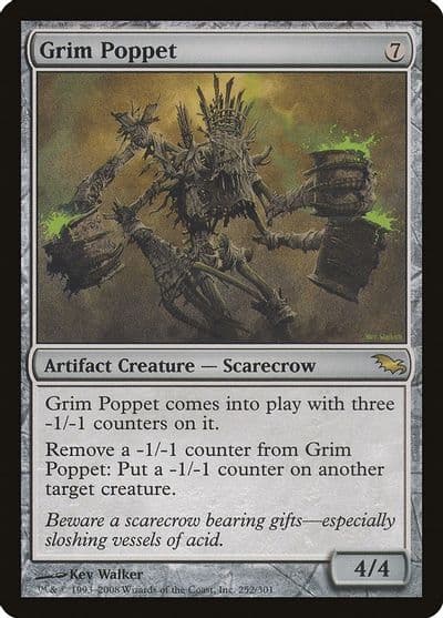 Grim Poppet Shadowmoor Magic card