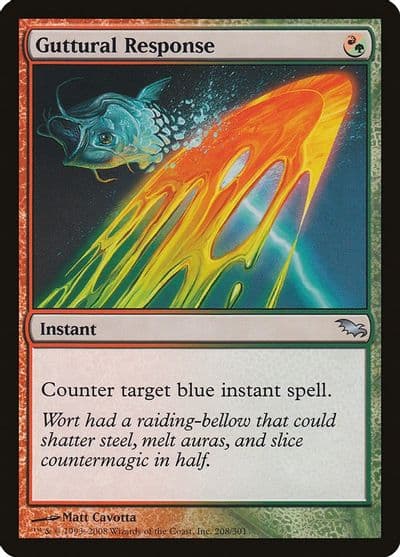 Guttural Response Shadowmoor Magic card