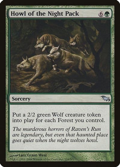 Howl of the Night Pack Shadowmoor Magic card