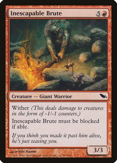 Inescapable Brute Shadowmoor Magic card