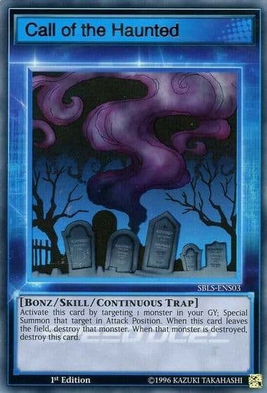 Call of the Haunted Skill Card Speed Duel: Arena of Lost Souls Yu-Gi-Oh! card