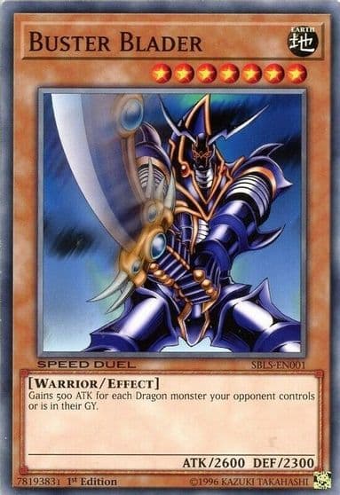 Buster Blader Speed Duel: Arena of Lost Souls Yu-Gi-Oh! card