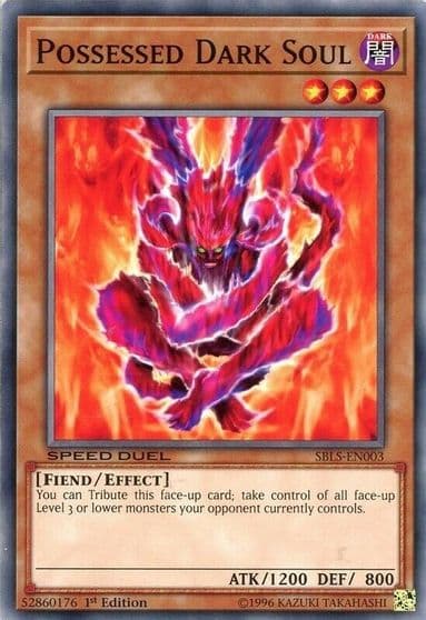 Possessed Dark Soul Speed Duel: Arena of Lost Souls Yu-Gi-Oh! card