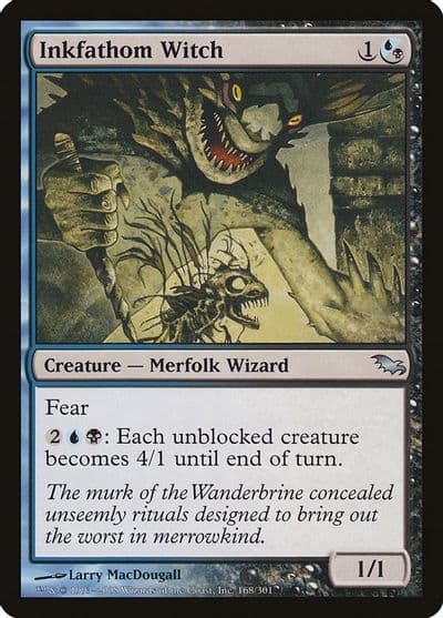 Inkfathom Witch Shadowmoor Magic card