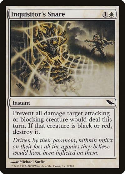 Inquisitors Snare Shadowmoor Magic card