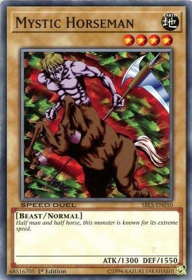 Mystic Horseman Speed Duel: Arena of Lost Souls Yu-Gi-Oh! card
