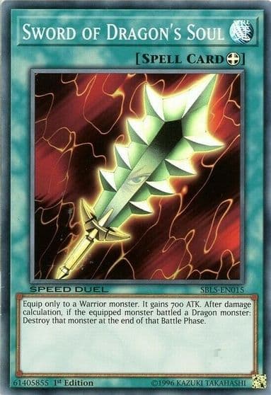 Sword of Dragons Soul Speed Duel: Arena of Lost Souls Yu-Gi-Oh! card