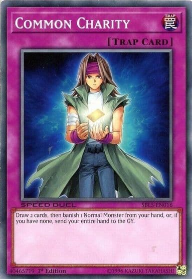 Common Charity Speed Duel: Arena of Lost Souls Yu-Gi-Oh! card