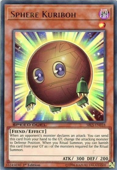 Sphere Kuriboh Speed Duel: Arena of Lost Souls Yu-Gi-Oh! card