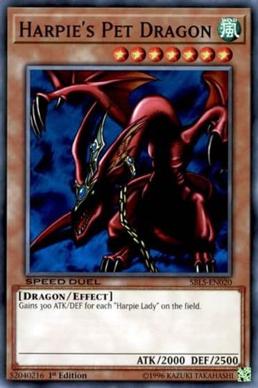 Harpies Pet Dragon Speed Duel: Arena of Lost Souls Yu-Gi-Oh! card