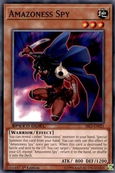 Amazoness Spy Speed Duel: Arena of Lost Souls Yu-Gi-Oh! card