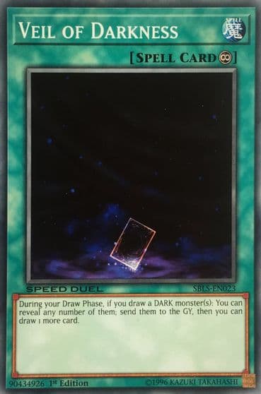 Veil of Darkness Speed Duel: Arena of Lost Souls Yu-Gi-Oh! card