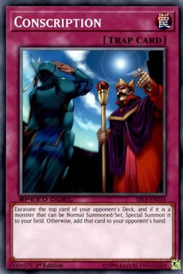 Conscription Speed Duel: Arena of Lost Souls Yu-Gi-Oh! card
