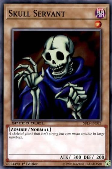 Skull Servant Speed Duel: Arena of Lost Souls Yu-Gi-Oh! card