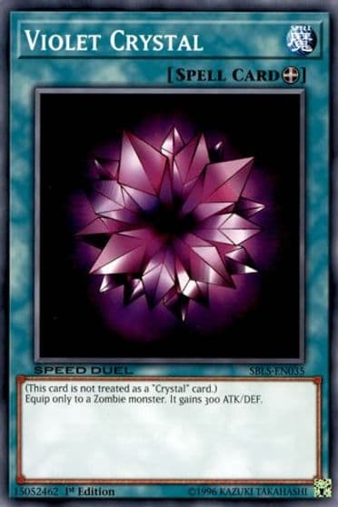 Violet Crystal Speed Duel: Arena of Lost Souls Yu-Gi-Oh! card