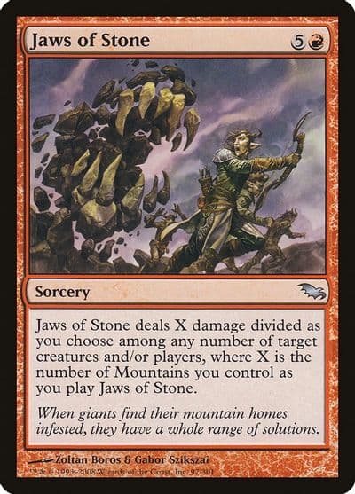 Jaws of Stone Shadowmoor Magic card