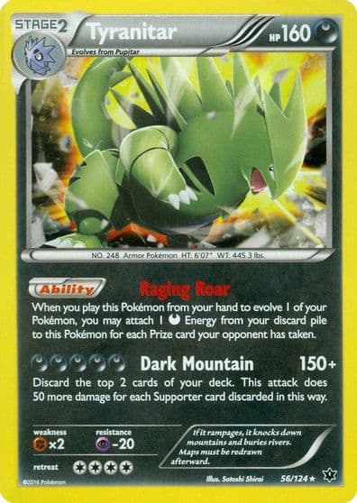 Tyranitar (Cosmos Holo) Miscellaneous Cards & Products Pokemon card