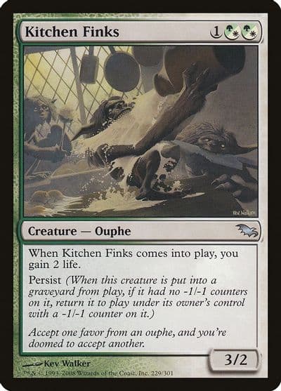 Kitchen Finks Shadowmoor Magic card