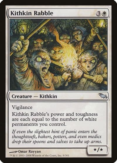 Kithkin Rabble Shadowmoor Magic card