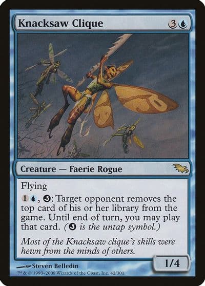 Knacksaw Clique Shadowmoor Magic card