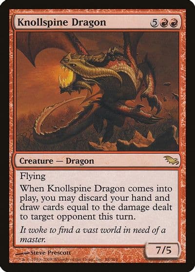 Knollspine Dragon Shadowmoor Magic card