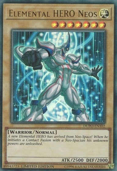 Elemental HERO Neos Duel Power Yu-Gi-Oh! card