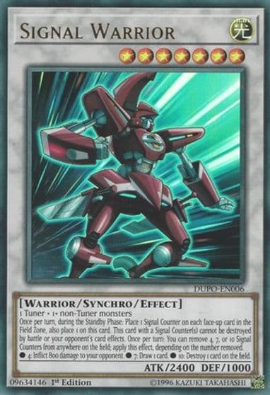 Signal Warrior Duel Power Yu-Gi-Oh! card