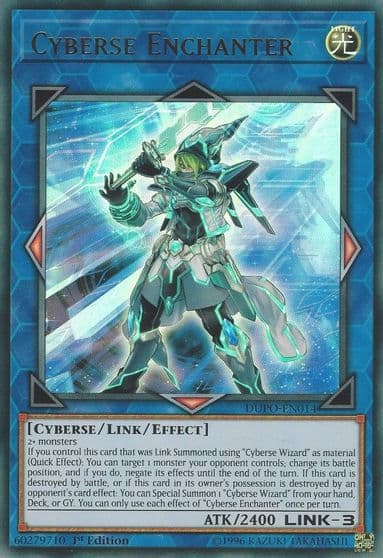 Cyberse Enchanter Duel Power Yu-Gi-Oh! card