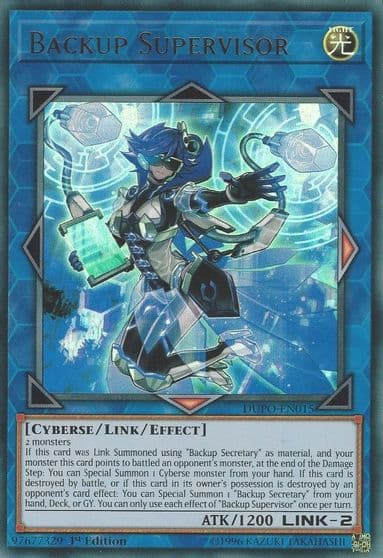 Backup Supervisor Duel Power Yu-Gi-Oh! card