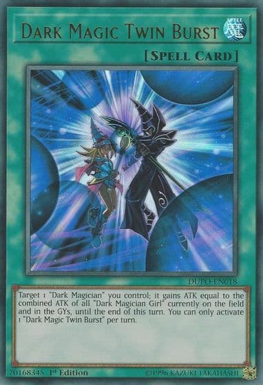 Dark Magic Twin Burst Duel Power Yu-Gi-Oh! card