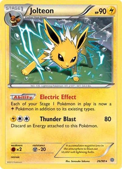 Jolteon (Cosmos Holo) Miscellaneous Cards & Products Pokemon card