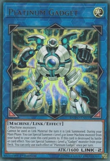 Platinum Gadget Duel Power Yu-Gi-Oh! card
