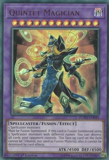 Quintet Magician Duel Power Yu-Gi-Oh! card