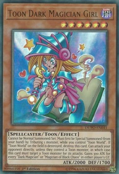 Toon Dark Magician Girl Duel Power Yu-Gi-Oh! card