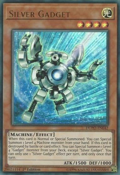 Silver Gadget Duel Power Yu-Gi-Oh! card