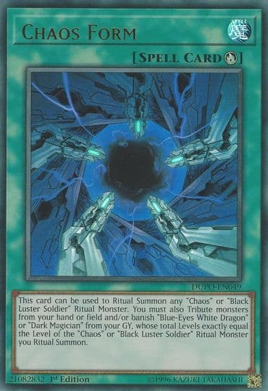 Chaos Form Duel Power Yu-Gi-Oh! card
