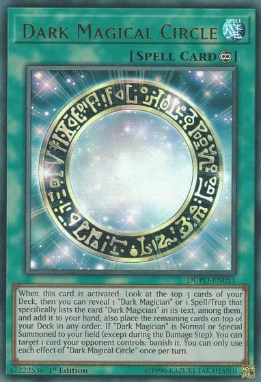 Dark Magical Circle Duel Power Yu-Gi-Oh! card