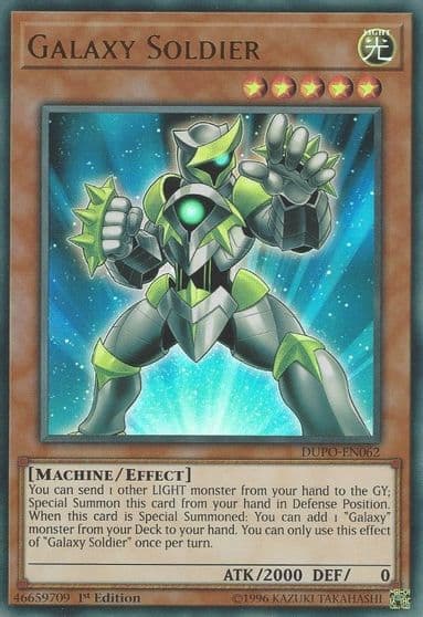 Galaxy Soldier Duel Power Yu-Gi-Oh! card