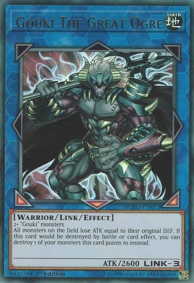 Gouki The Great Ogre Duel Power Yu-Gi-Oh! card