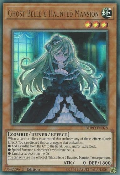 Ghost Belle and Haunted Mansion Duel Power Yu-Gi-Oh! card