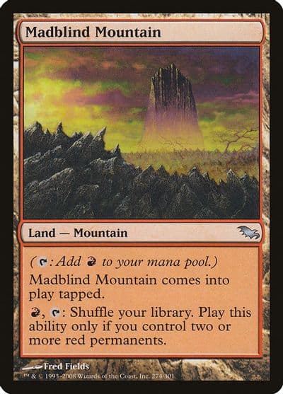 Madblind Mountain Shadowmoor Magic card