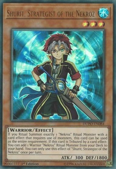Shurit Strategist of the Nekroz Duel Power Yu-Gi-Oh! card