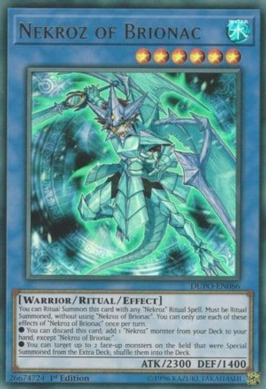 Nekroz of Brionac Duel Power Yu-Gi-Oh! card