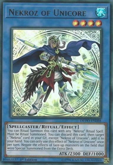 Nekroz of Unicore Duel Power Yu-Gi-Oh! card