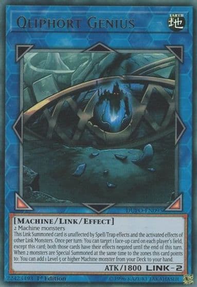 Qliphort Genius Duel Power Yu-Gi-Oh! card
